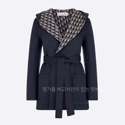 [국내배송] 디* 오블리크 CROPPED 후드 코트 여성용