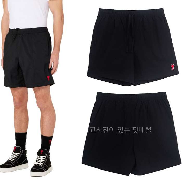 [국내배송] 아* 스몰패치스윔팬츠(블랙)