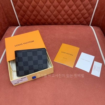 루*비통 N63261 슬렌더 월릿 반지갑