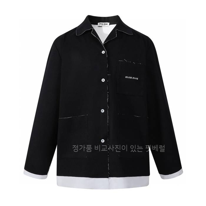 미*미우 니트 및 포플린 셔츠