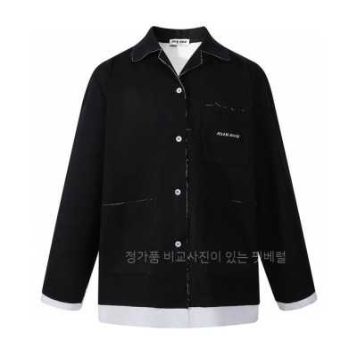 미*미우 니트 및 포플린 셔츠