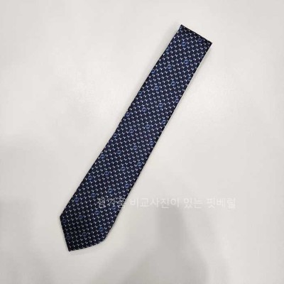 [국내배송] 구* 라운드 인터로킹 G 실크 넥타이