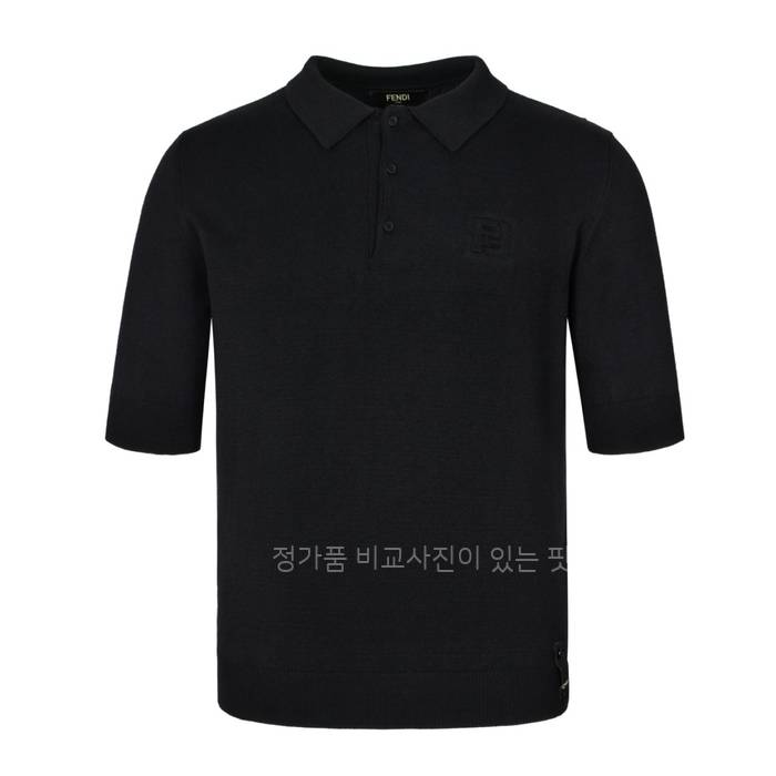 펜* 로고 폴로 니트 반팔