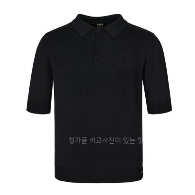 펜* 로고 폴로 니트 반팔
