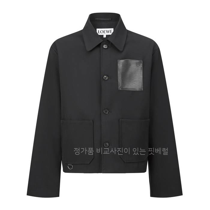 로*베 가죽 포켓 블레이저 자켓