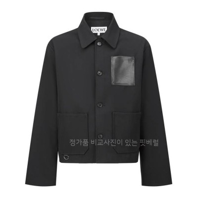 로*베 가죽 포켓 블레이저 자켓