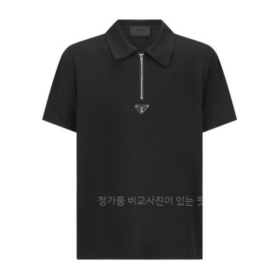 프*다 로고 집업 폴로 반팔티셔츠