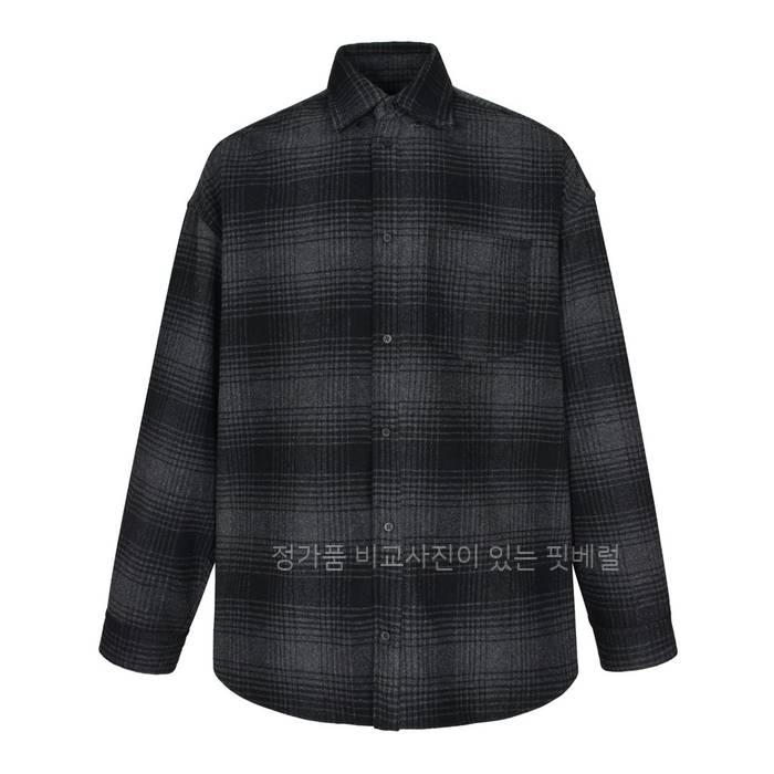 발*시아가 체크 울 셔츠