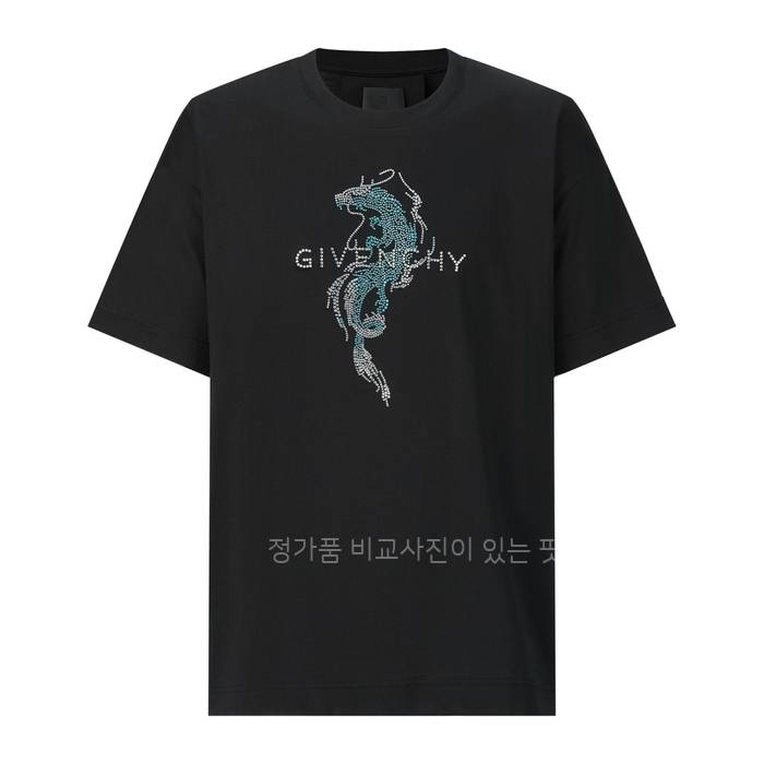 지*시 로고 반팔티셔츠