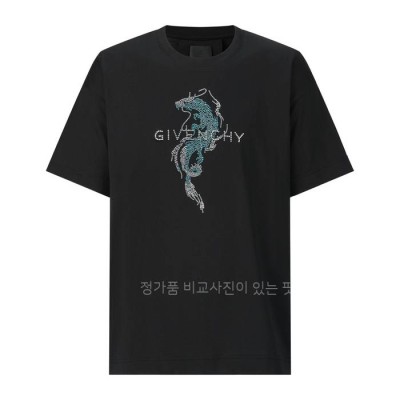 지*시 로고 반팔티셔츠