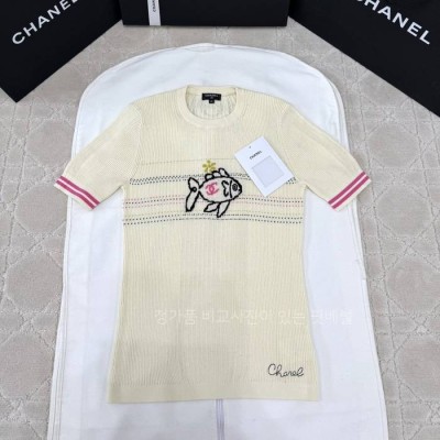 샤* 25C 피쉬 니트 반팔