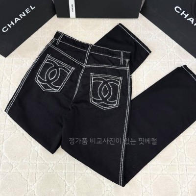 샤* 24N CC 스티치 데님 팬츠