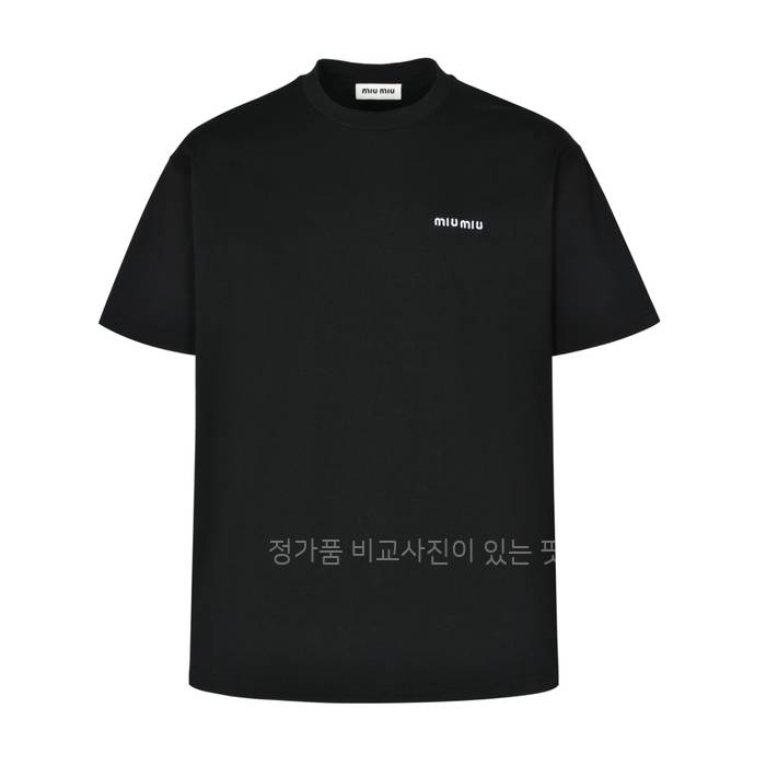 미*미우 로고 반팔티셔츠