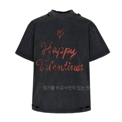 발*시아가 립스틱 발렌타인 반팔티셔츠