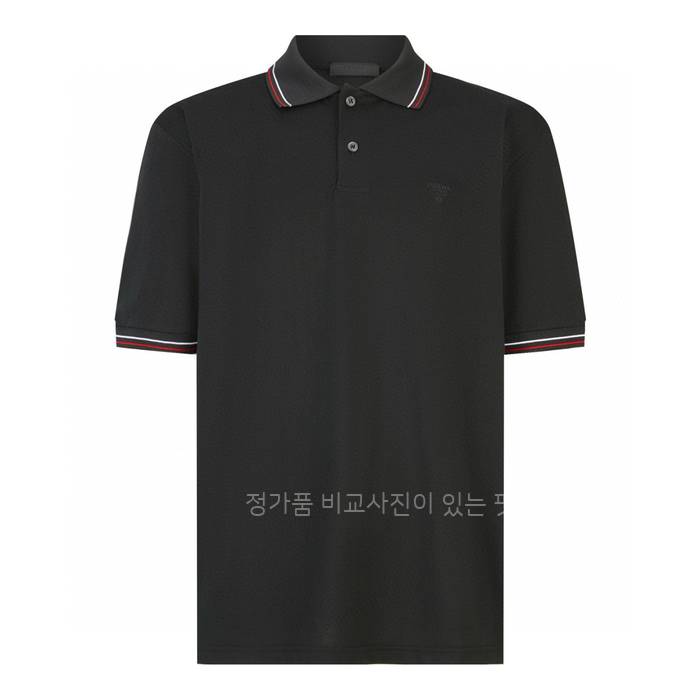 프*다 자수 로고 폴로 반팔티셔츠