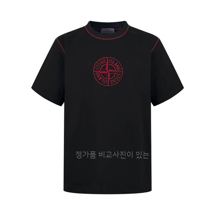 스*아일랜드 자수 로고 반팔티셔츠