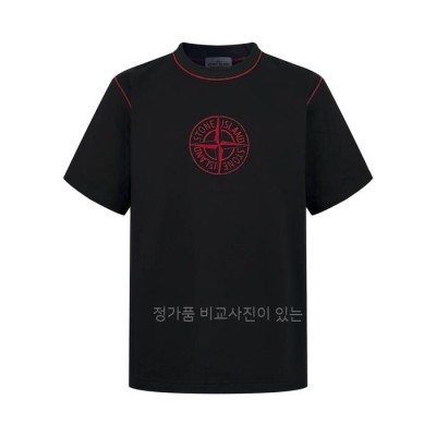 스*아일랜드 자수 로고 반팔티셔츠