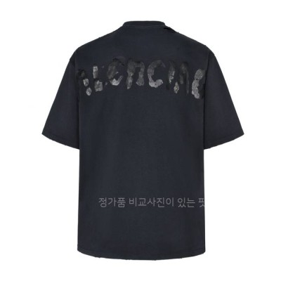 발*시아가 백로고 반팔티셔츠
