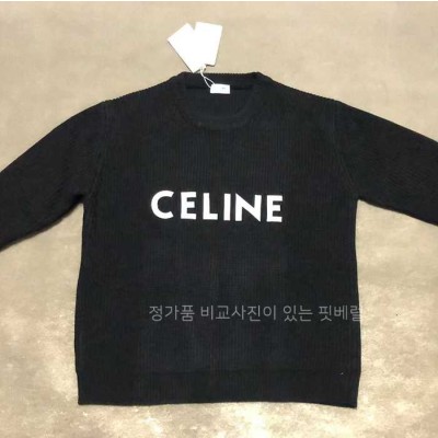 [*진*님의 현지 검수사진] 셀*느 로고 니트