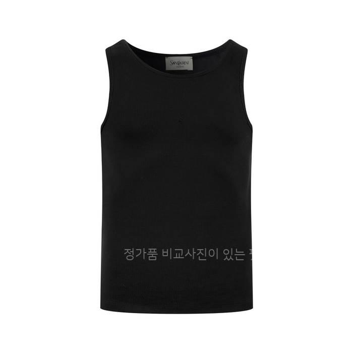 입*로랑 로고 슬리브리스 나시티셔츠