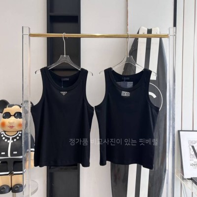 프*다 로고 슬리브리스 나시티셔츠
