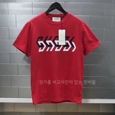 [국내배송] 구* 미러로고 반팔티셔츠