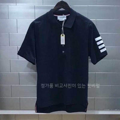 [국내배송] 톰*라운 코튼 4bar 슬리브 폴로티셔츠