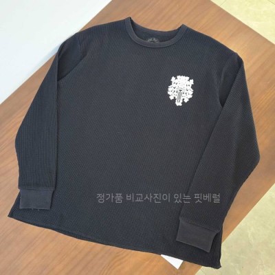 크*하츠 로고 와플 긴팔티셔츠