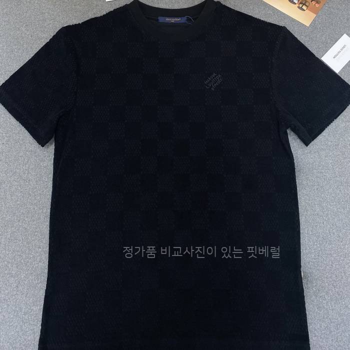 루*비통 다미에 테리 반팔티셔츠