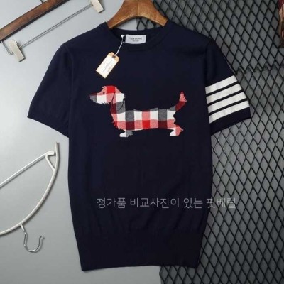 [국내배송] 톰*라운 헥터 자가드 완장 라운드니트