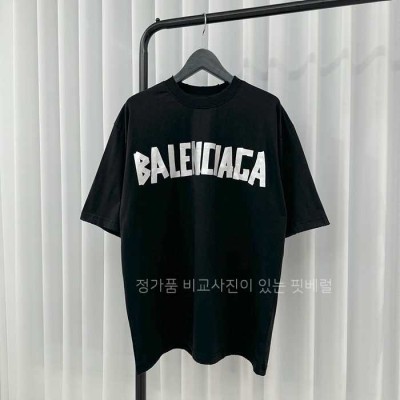 [국내배송] 발*시아가 뉴 테이프 타입 반팔 티셔츠