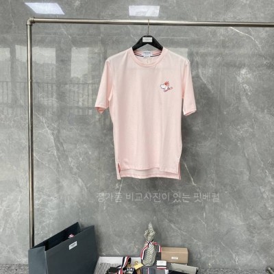 톰*라운 도그 프린트 반팔티셔츠