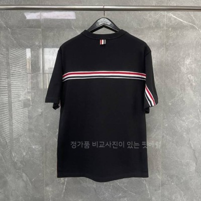 톰*라운 백스트라이프 반팔티셔츠