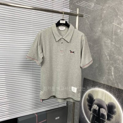 톰*라운 도그 자수 폴로 반팔티셔츠
