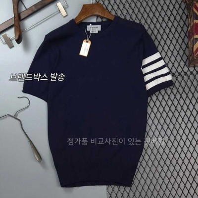 [국내배송] 톰*라운 밀라노 스티치 사선 완장 라운드니트