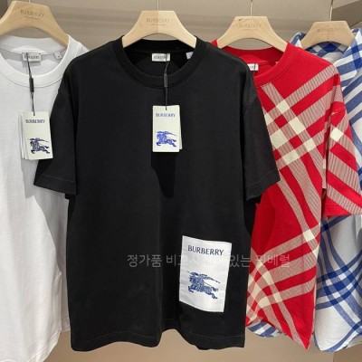 버*리 EKD 라벨 반팔티셔츠