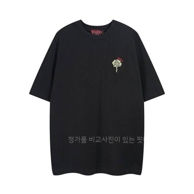 구* 자수 로고 반팔티셔츠