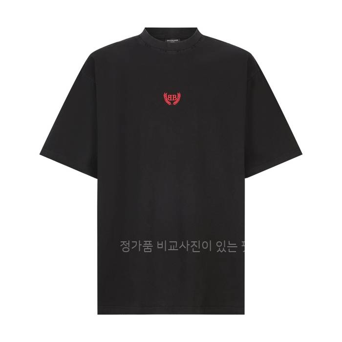 발*시아가 BB 자수 반팔티셔츠