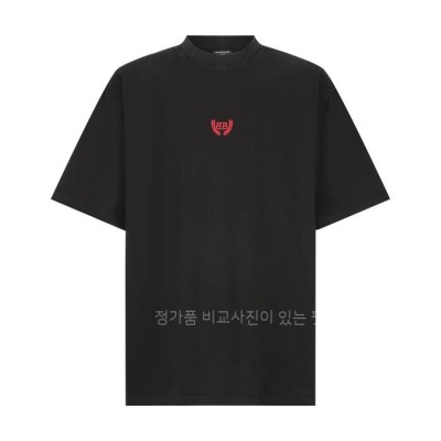 발*시아가 BB 자수 반팔티셔츠