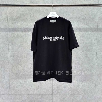 [국내배송] 메*마르지엘라 파리로고 반팔 티셔츠