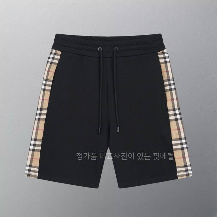 버*리 체크 쇼츠 반바지
