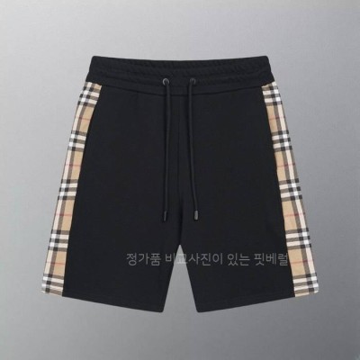 버*리 체크 쇼츠 반바지