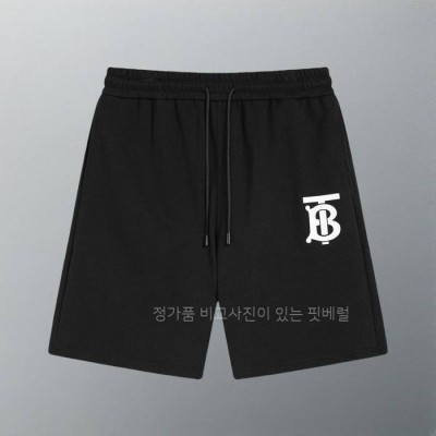 버*리 TB 로고 쇼츠 반바지