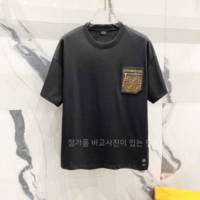 [국내배송] 펜* 지퍼와펜 모노그램 티셔츠