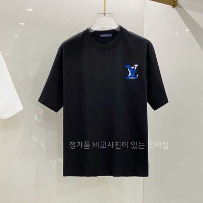 [국내배송] 루*비통 자수로고 티셔츠