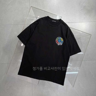 [국내배송] 크*하츠 입체로고 워싱 티셔츠
