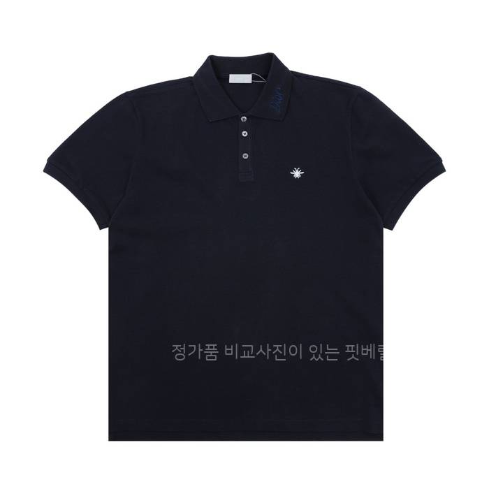 디* 꿀벌 자수 폴로 반팔티셔츠
