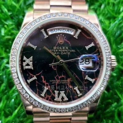 [국내배송] 롤*스 데이데이트36mm 18K로즈골드 금통