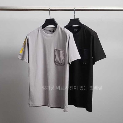 [국내배송] 펜* 암로고 라운드 반팔티 (2color)