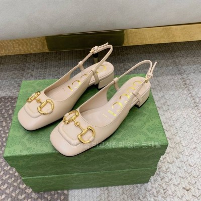 구* 홀스빗 슬링백 힐 2.5cm